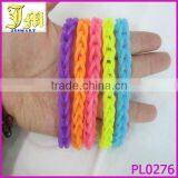 2014 Popular Loom Bands Bracelet Making Kit Hook 600 Rainbow Rubber 24 Clips Diy Tool thumbnail-1
