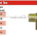 PF2225 Street Tee, Brass Pipe Fitting, Auto Parts thumbnail-5