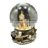 Novelty Halloween Resin Musical Snow Globe thumbnail-1
