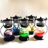 Wholesale High Quality and Aladdin Lamp Design as Wedding Decoration's Metal Lantern With Jelly Candle thumbnail-2