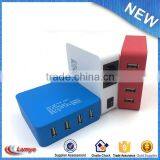 4 Usb Port Wall Charger Portable Micro Usb Charger Colorful Design thumbnail-2