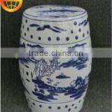 Antique Chinese Style Painted Ceramic Garden Stool thumbnail-1