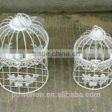 Metal Bird Cage Decorative for Wedding Card Or Planter thumbnail-1