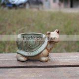 New Design Tortoise Ceramic Animal Shape Garden Planter thumbnail-2