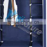 Double Canvas Fabric Clothes Portable Wardrobe Closet Storage Shelf thumbnail-4