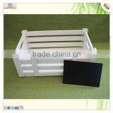 Free Sample Handle White Colored Wooden Wine Crates thumbnail-4