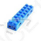 Building Block Design Plastic USB 4 Ports USB Hub 2.0 thumbnail-3