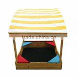 Outdoor Kid Wooden Sandpit Ball Pit Sandbox Furniture thumbnail-3