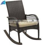 Outdoor Hand Woven Wicker Rocking Chair thumbnail-1