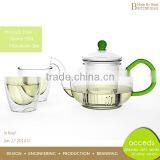 Wholesale Borosilicate Pyrex Glass Turkish Teapot thumbnail-6