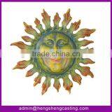 Cast Iron Decoration Smiling Face of Sun Crafts thumbnail-1
