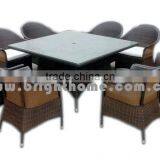 Top Dining Table With Rattan Chair thumbnail-1