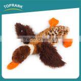 High Quality Eco-Friendly Pet Products Suppliers Pet Toy Unstuffed Plush Wild Duck Dog Toys thumbnail-4