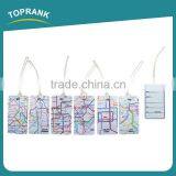 Toprank Wholesale Subway Line Printing Luggage Tag Baggage Tag PVC Travel Blank Airline Luggage Tag thumbnail-1