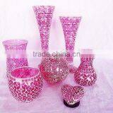 Crackle Lighted Red Heart for Wedding Valentine's Gift thumbnail-1