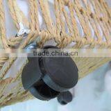 Home Large Storage Handmade Twist Paper Laundry Basket With Wheels thumbnail-5