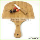 Paddle Shaped Bamboo Pizza Chopping Board Homex BSCI/Factory thumbnail-1