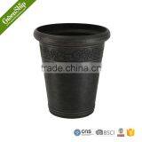 Morden Plain Coloful Restaurant Cheap Fiberglass Garden Flower Pot thumbnail-2