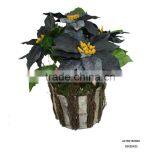 Artificial Potted Poinsettia thumbnail-1