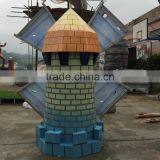 Outdoor Fiberglass Big Pinwheel Sculpture thumbnail-5