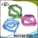 NBRSC Welcome OEM Sandwich Crust Cutters Cake Bread Biscuit Food Cutter Mold Set of 5 thumbnail-1