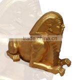 Large Outdoor Sculptures Fiberglass Pharaoh Sphinx Egyptian Statues for Sale thumbnail-1