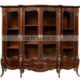 Classic European Handmade Chippendale Influenced Solid Wood Carving Armchair With Piercing Back BF12-04244f thumbnail-6