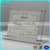 KM-CP61 Kingmei Counter Frameless Crystal Acrylic Plexiglass Picture Frame With Metal Screw Holder thumbnail-6