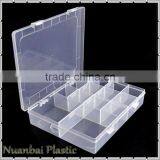 20cm PP 14 Slots Clear Plastic Box Storage With Dividers thumbnail-1