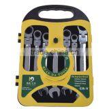 7pcs Ratchet Combination Wrench Adjustable Torque Impact Wrench thumbnail-1