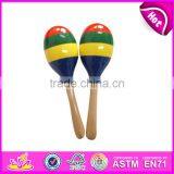 2017 Wholesale Educational Baby Toys Wooden Musical Maracas W07I046 thumbnail-6