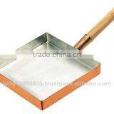 Copper Japanese Omelette Pan for Tamagoyaki Made in Tsubame thumbnail-1