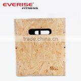 Wood Plyo Box - 30/24/20, 24/20/16, 16/14/12 - 3 in 1 Plyo Box Plyo-Box, Plyometric Box, Plyometric Jump Box, Plyometric Jump Bo thumbnail-3