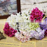 39cm Factory Direct Sale Short Stem Hydrangea Centerpiece Wedding Decor Artificial Flower