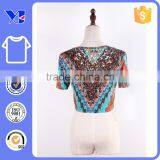O Neckline Original Bright Color Printed High Quality T-shirt thumbnail-2