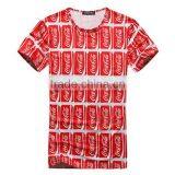 New model men's custom sublimation t shirt lowest price