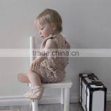 Casual Newborn Baby Girls Wholesale Pure Colour Worsted Sweater Romper thumbnail-1