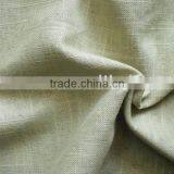 Pure Linen Slub Solid Woven Fabric for Garment With High Quality thumbnail-1