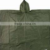 Reusable Emergency Military Plastic Raincoat Rain Poncho With Customized Logo thumbnail-1