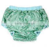 Hot Wholesale Baby Boutique Sequin Bloomers Cotton Children Sequin Shorts Kids Diaper Cover thumbnail-2