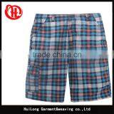 Men's Cheap Short Pants Stocklots Plaid Printed Shorts thumbnail-5