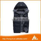 Popular Latest Design Lightweight Sleeveless Winter Warm Down Vest With Hood Wholesale thumbnail-2