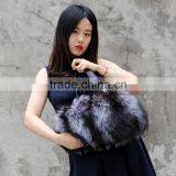 CX-H-17C Good Quality Wholesale Price Genuine Fox Fur Handbag Women Bags thumbnail-2