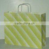 Kraft Paper Gift Bags With Twisted Paper Handles in Solid Colors thumbnail-1