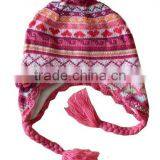 Fashion & Popular 100% Acrylic Knitted Winter Kids Hats thumbnail-3