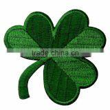 Irish Clover Dark Green Embroidered Emblem Lucky Shamrock Iron On Sew On Ireland Patch thumbnail-1