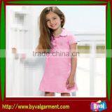 OEM High Quanlity One-Piece Dress Short Sleeve Polo Neck Casual for Woman thumbnail-1