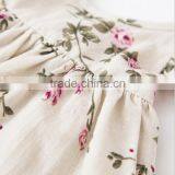 Vintage Flower Dress Summer New Arrival Clothes Baby Girl Frock Designs thumbnail-4
