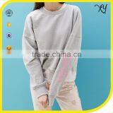 Latest Women Tops Womens Crop Top Hoodie Sweatshirt Women thumbnail-1