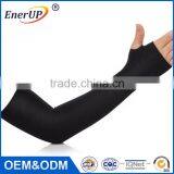 China Made Spandex Custom Nylon Compression Sports Cooling Arm Sleeves Cover UV Sun Protection thumbnail-2